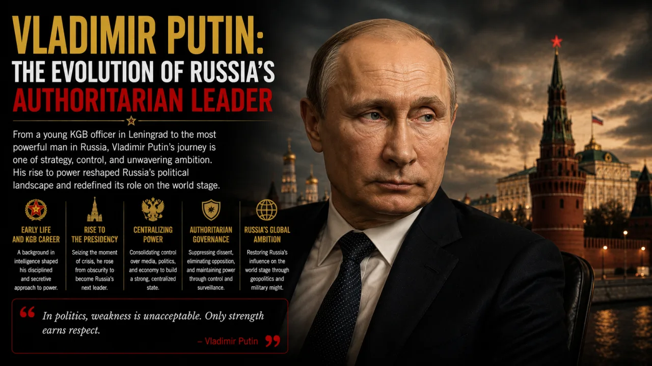Vladimir Putin: The Evolution of Russia's Authoritarian Leader