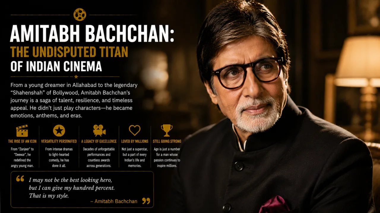 Amitabh Bachchan: The Undisputed Titan of Indian Cinema