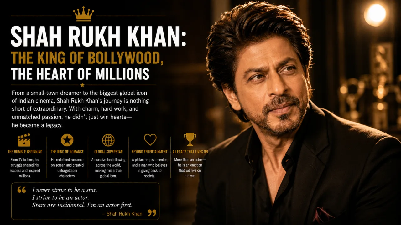 Shah Rukh Khan: The King of Bollywood