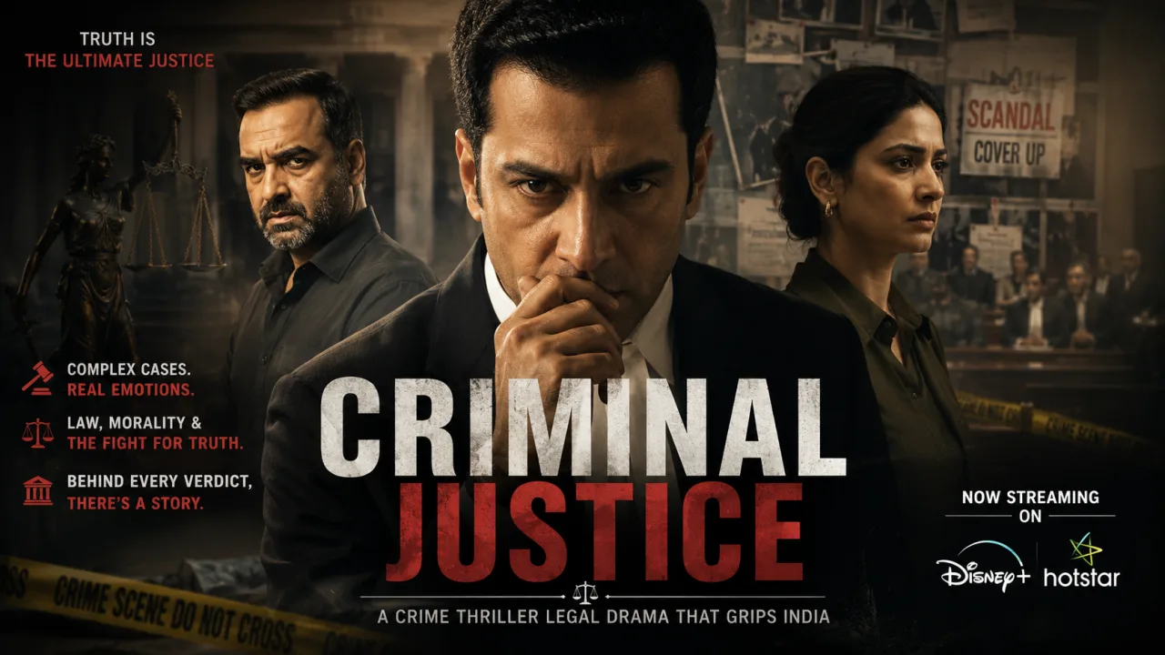 Exploring Criminal Justice: A Crime Thriller Legal Drama That Grips India