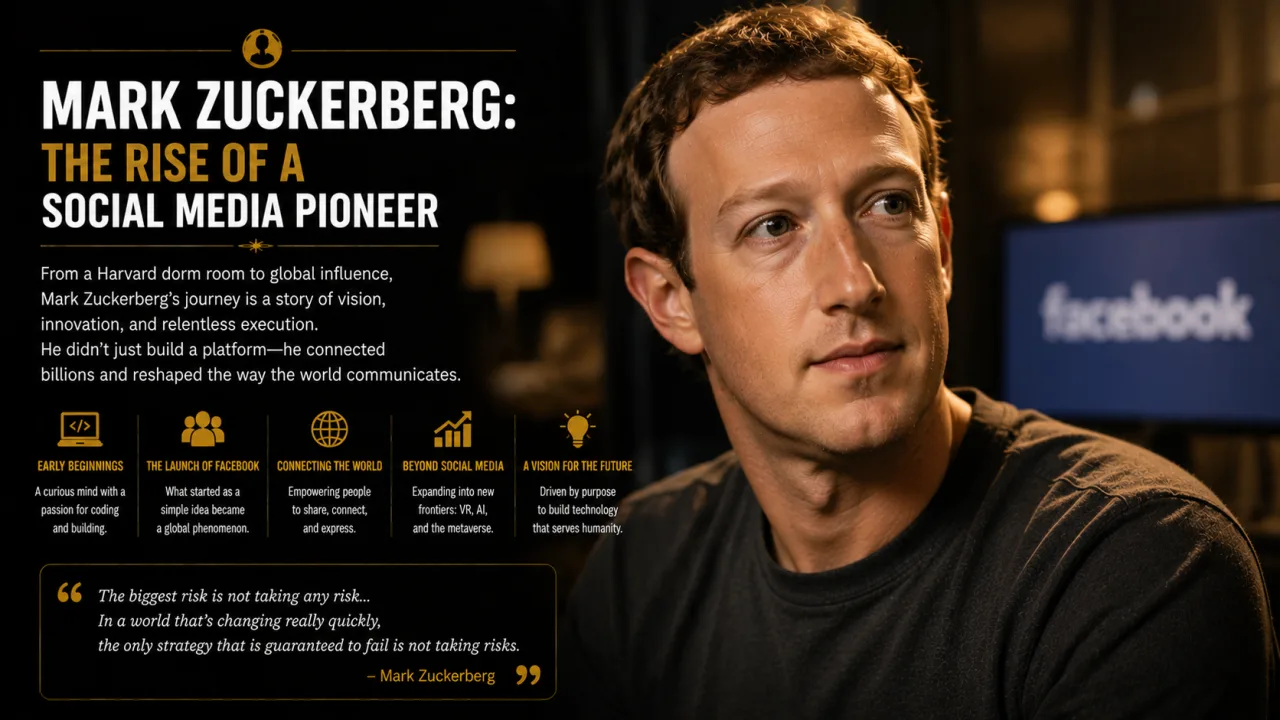 Mark Zuckerberg: The Rise of a Social Media Pioneer