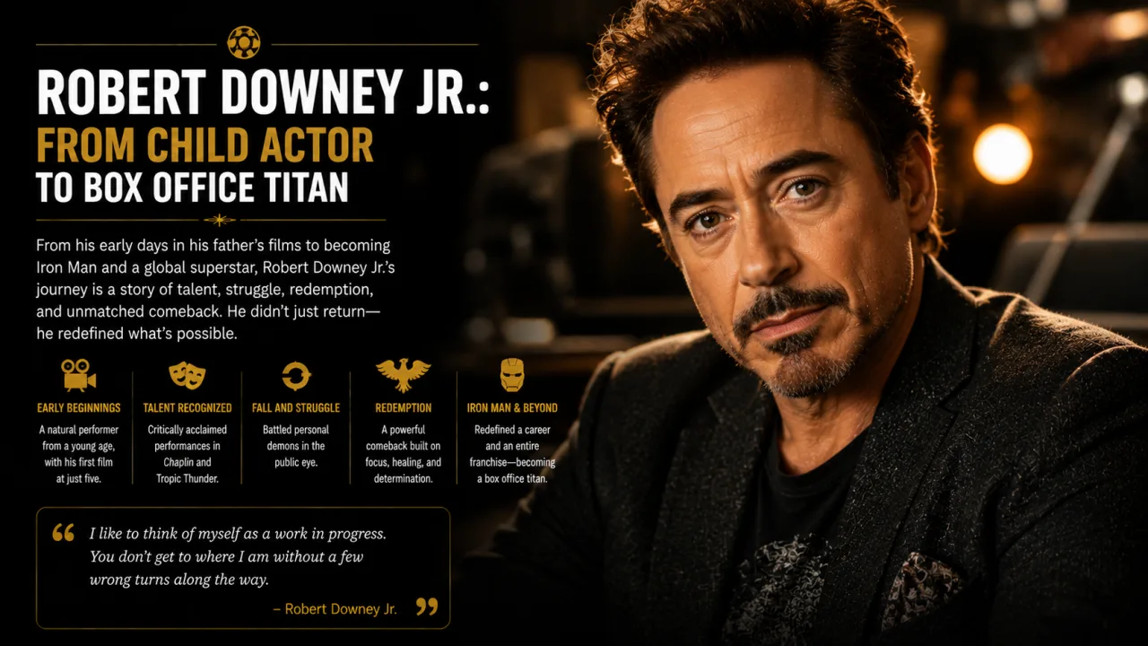 Robert Downey Jr.: From Child Actor to Box Office Titan