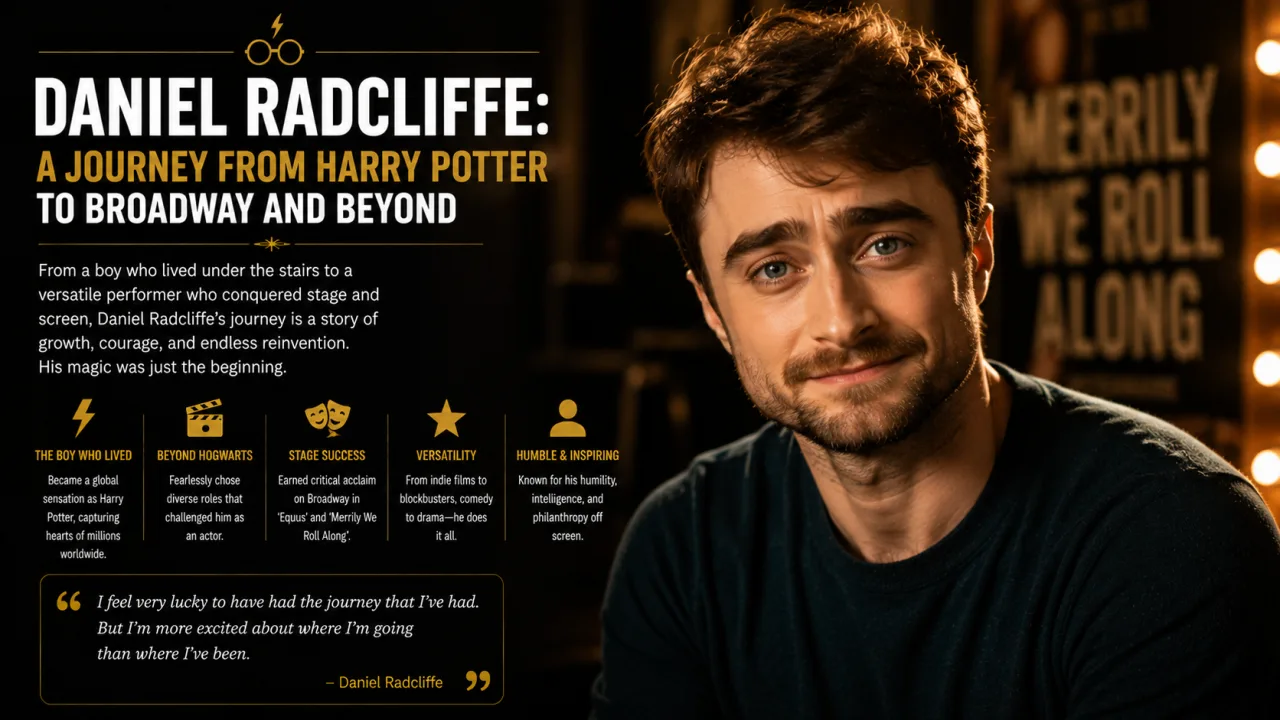 Daniel Radcliffe: A Journey from Harry Potter to Broadway