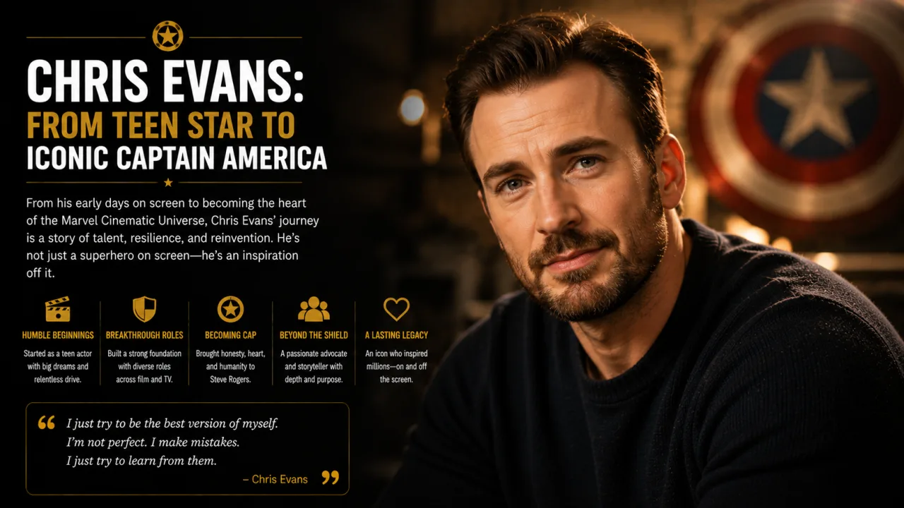 Chris Evans: From Teen Star to Iconic Captain America
