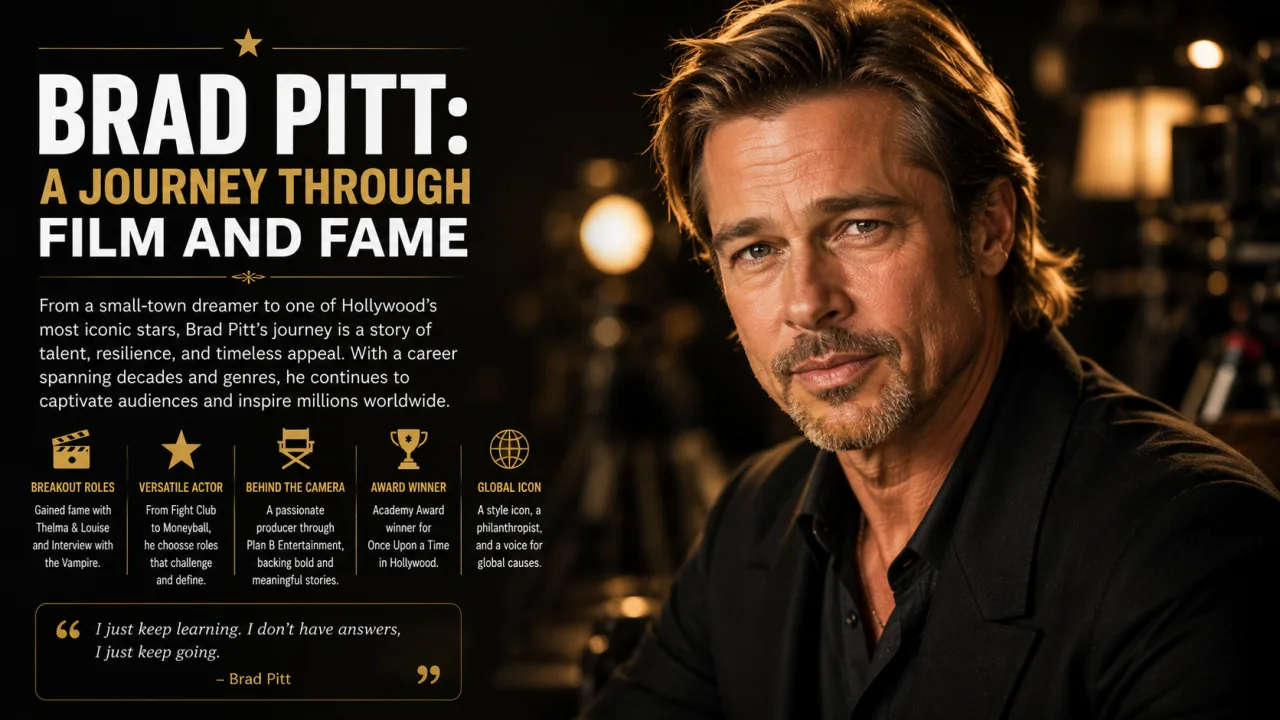 Brad Pitt: A Journey Through Film and Fame