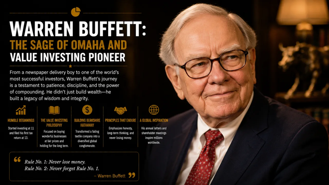 Warren Buffett: The Sage of Omaha and Value Investing Pioneer